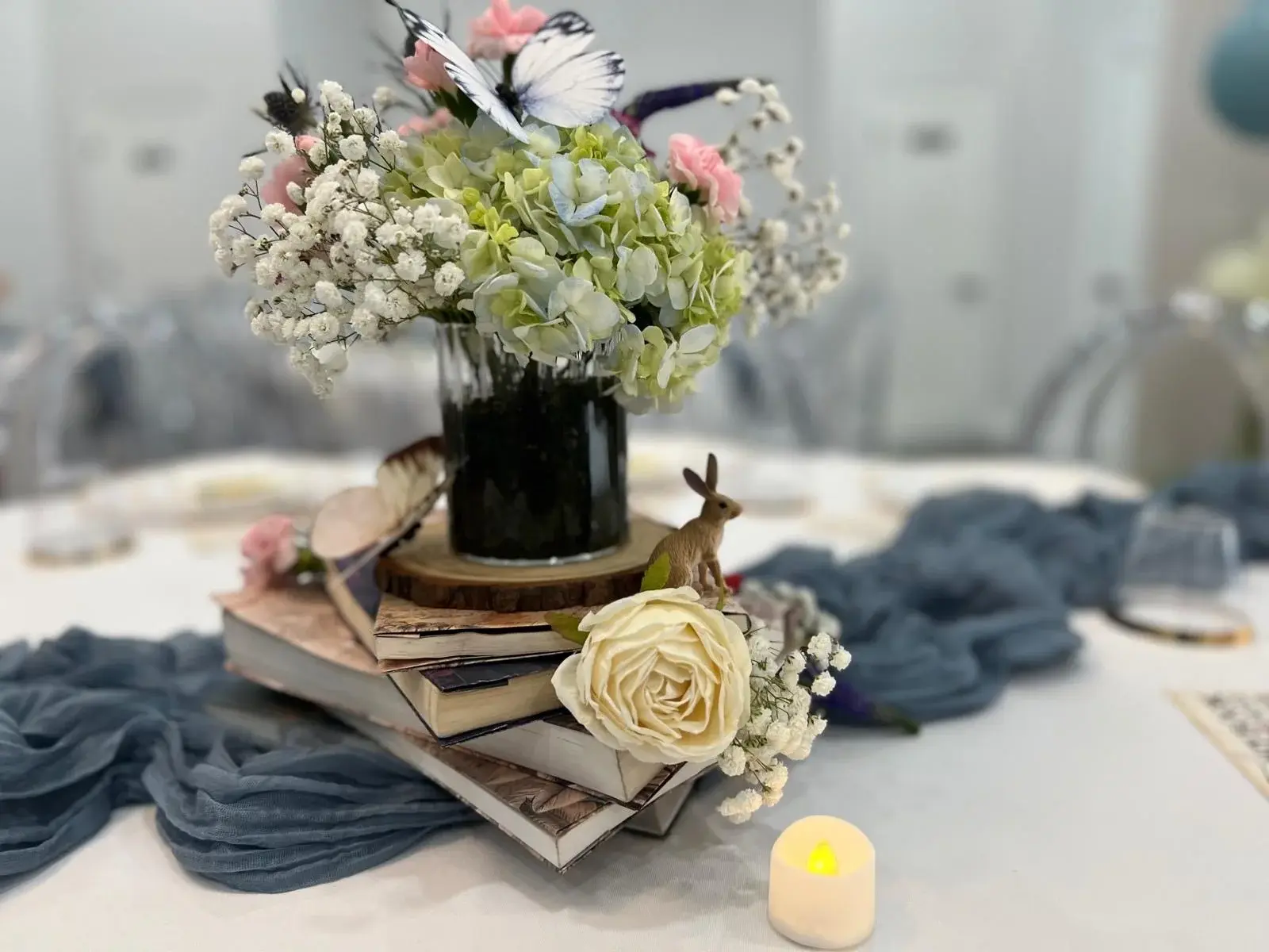 Baby shower party setup