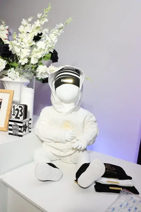 Baby shower decor details at Loft 442