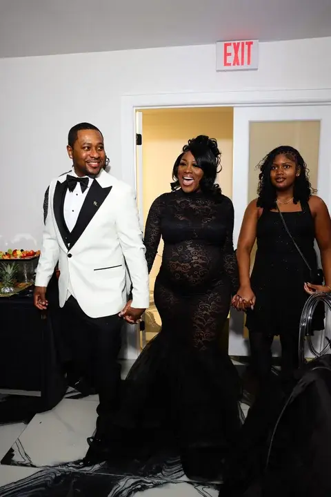 Baby shower setup at Loft 442