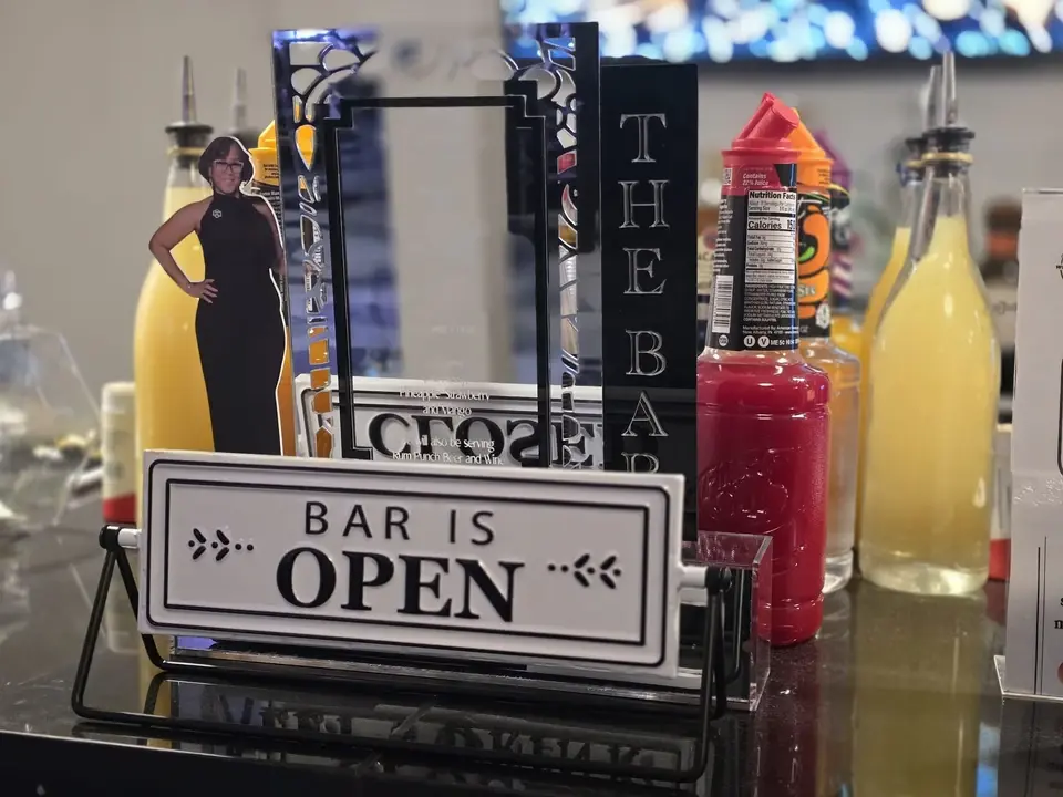 Birthday party decor at Loft 442