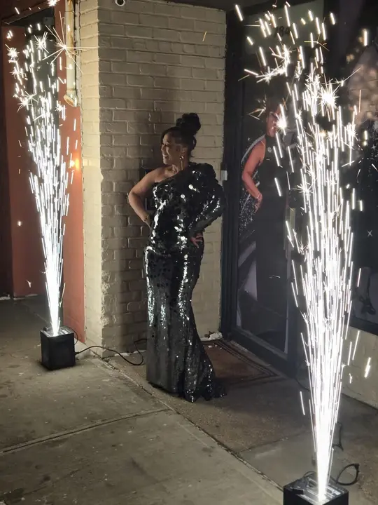 Birthday venue setup at Loft 442