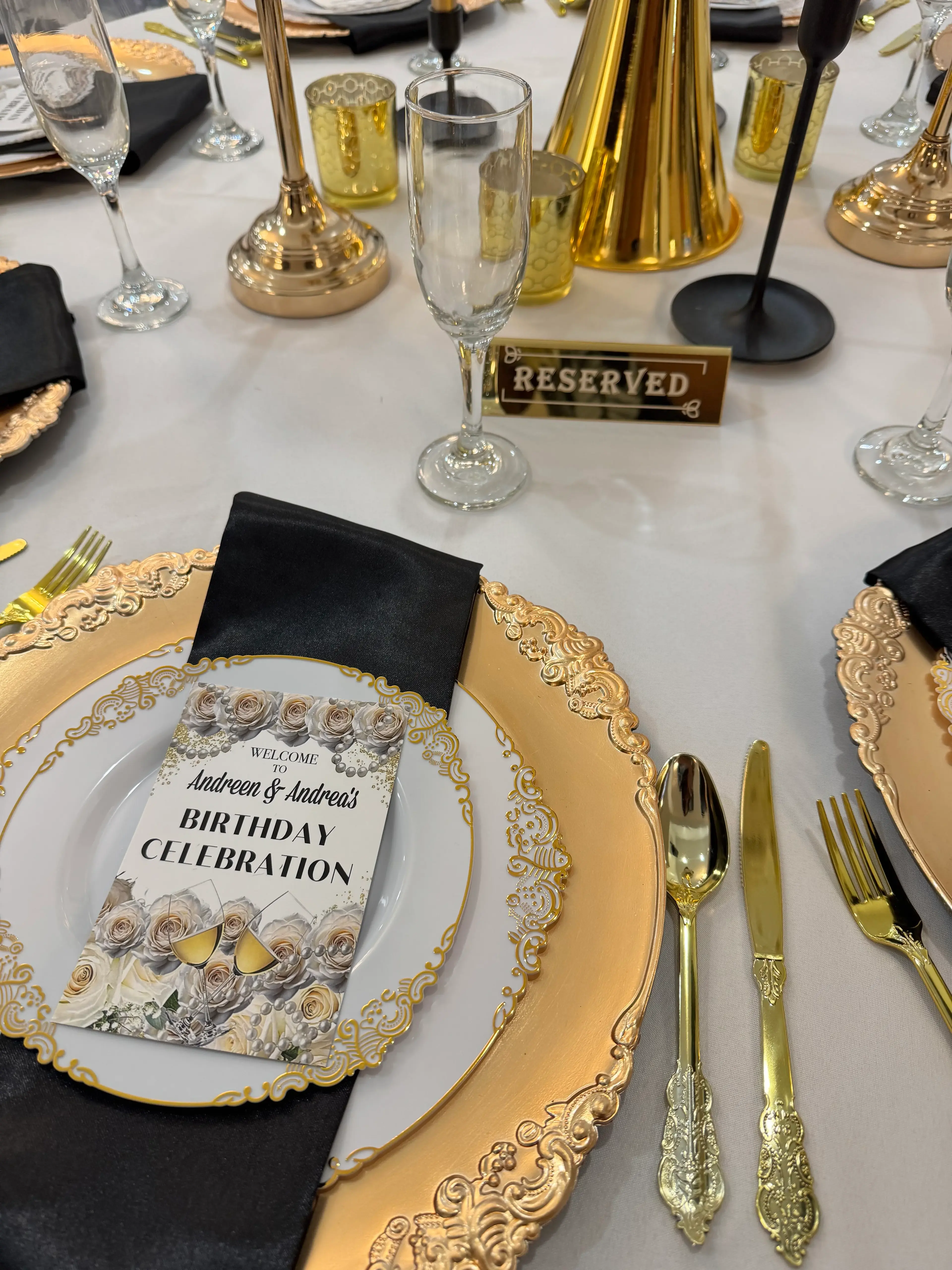 Birthday party decor at Loft 442