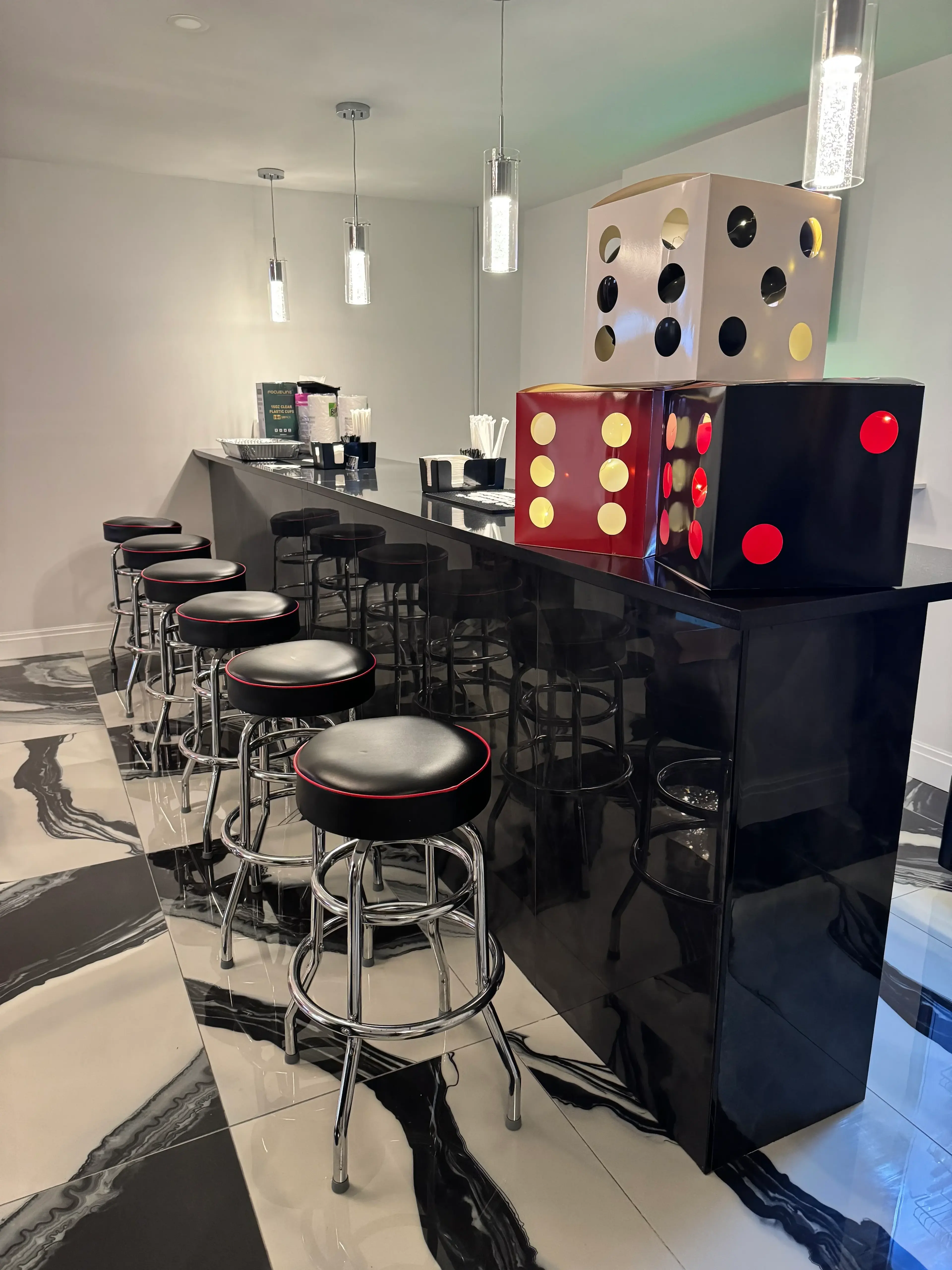 Birthday celebration decor at Loft 442