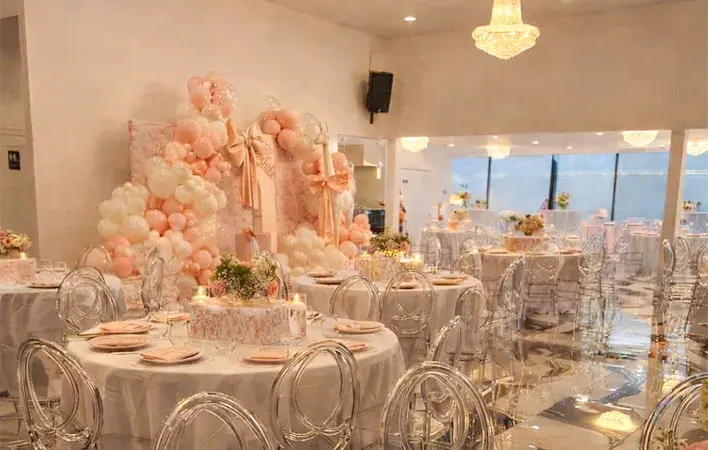 Grand package event setup