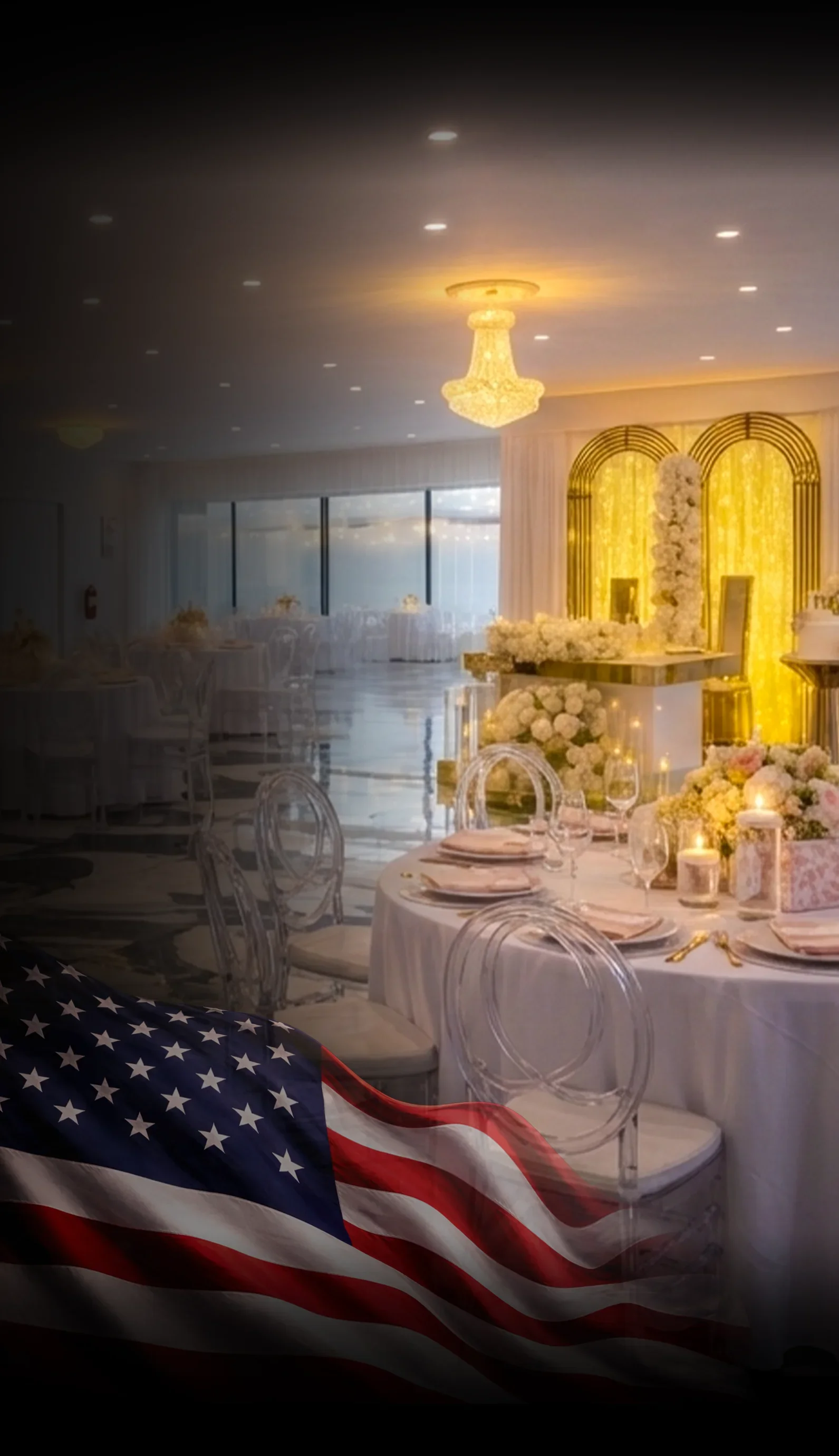 Loft 442 elegant event venue interior